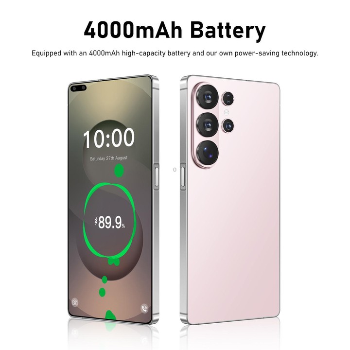 S26 Ultra / C200, 8GB+128GB, 6.6 inch Android 10 MTK6873 Octa Core, Network: 5G, Dual SIM, Plug:UK Plug(Black)