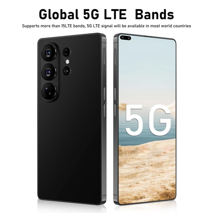 S26 Ultra / C200, 8GB+128GB, 6.6 inch Android 10 MTK6873 Octa Core, Network: 5G, Dual SIM, Plug:UK Plug(Blue)