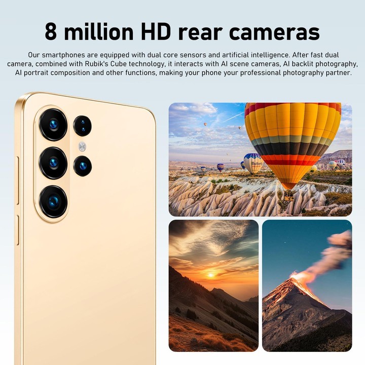 S26 Ultra / AX23, 2GB+16GB, 6.49 inch Android 8.1 MTK6580A Quad Core, Network: 3G, Dual SIM, Stylus, Plug:AU Plug(Silver)