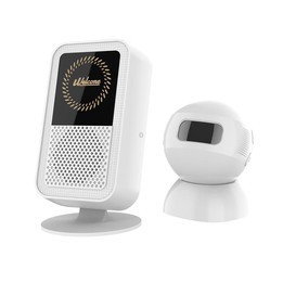 XY-501 Rechargeable Magnetic Sensor Split Welcome Doorbell(1 For 1 White)