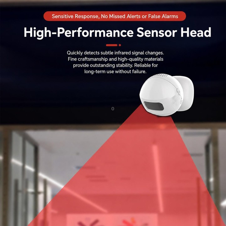 XY-501 Rechargeable Magnetic Sensor Split Welcome Doorbell(1 For 1 White)