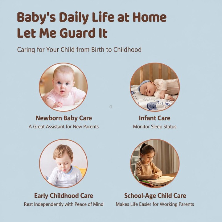 C11 2MP Wireless Wi-Fi Baby Monitor Care Camera, Plug Type:AU Plug(Yellow)