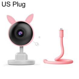 C11 2MP Wireless Wi-Fi Baby Monitor Care Camera, Plug Type:US Plug(Pink)