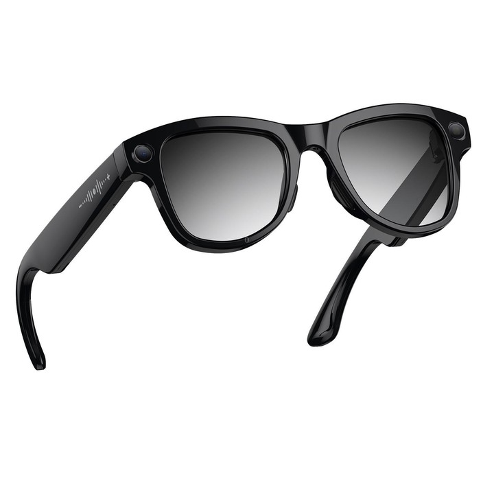 M02X Pro Max Smart AI Glasses with 8MP HD Camera, Video Recording WiFi Transmission Al Smart Voice Assistant, Type:Gradient Lens