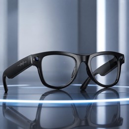 M02X Pro Max Smart AI Glasses with 8MP HD Camera, Video Recording WiFi Transmission Al Smart Voice Assistant, Type:Gradient Lens