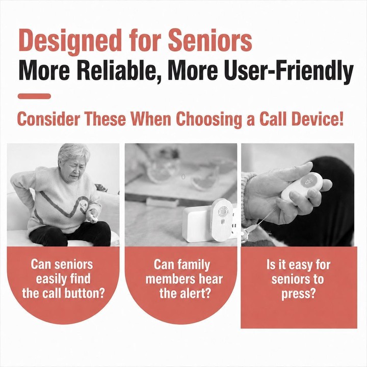 XY-808 Adjustable Volume Wireless Waterproof Doorbell Elderly Call Device, Plug:US Plug(White)