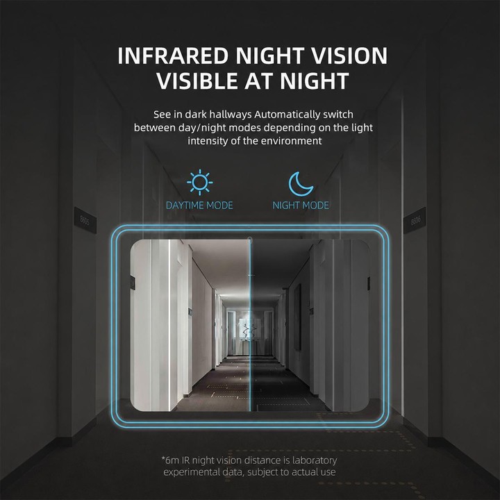 U9 1MP HD Smart Visual Doorbell Two-way Audio Camera, Model:Only Doorbell