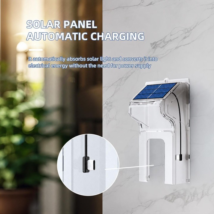 HC-001 Solar Rain Cover for U9 Visual Doorbell(Transparent)