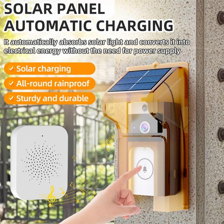 HC-001 Solar Rain Cover for U9 Visual Doorbell(Transparent)