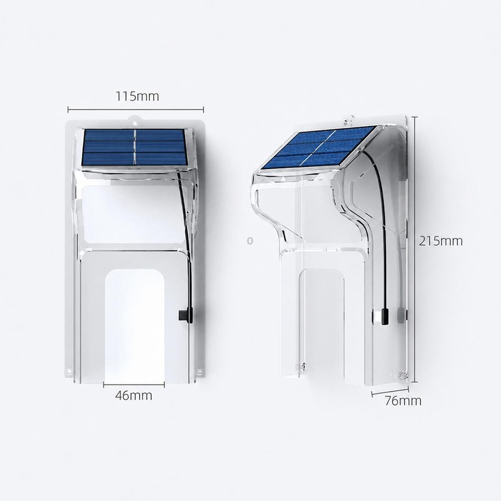 HC-001 Solar Rain Cover for U9 Visual Doorbell(Transparent)