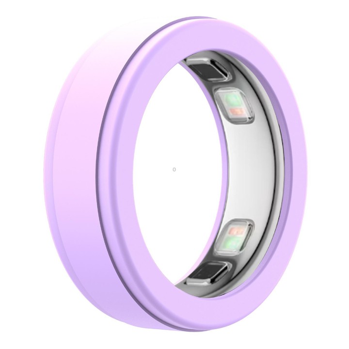 xDfind For Oura Ring5 Smart Ring Silicone Cover, Size:S(Lilac Purple)