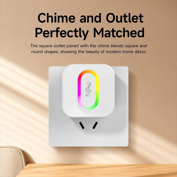 XY-809 Smart Waterproof Home Wireless Doorbell Elderly Wireless Elderly and Patients Emergency Call Button Doorbell, Power Plug: