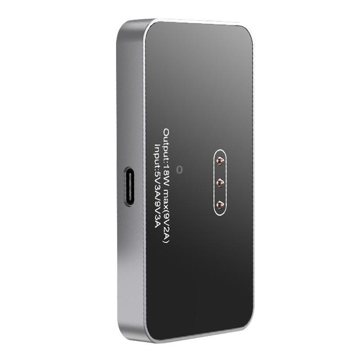 For iPad Pro 13 2025 / 2024 18W Smart PIN Magnetic Wireless Charging Connector(Grey)