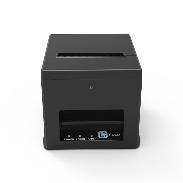 POS-8390 80mm Thermal Receipt Printer, Plug:US Plug(Black)