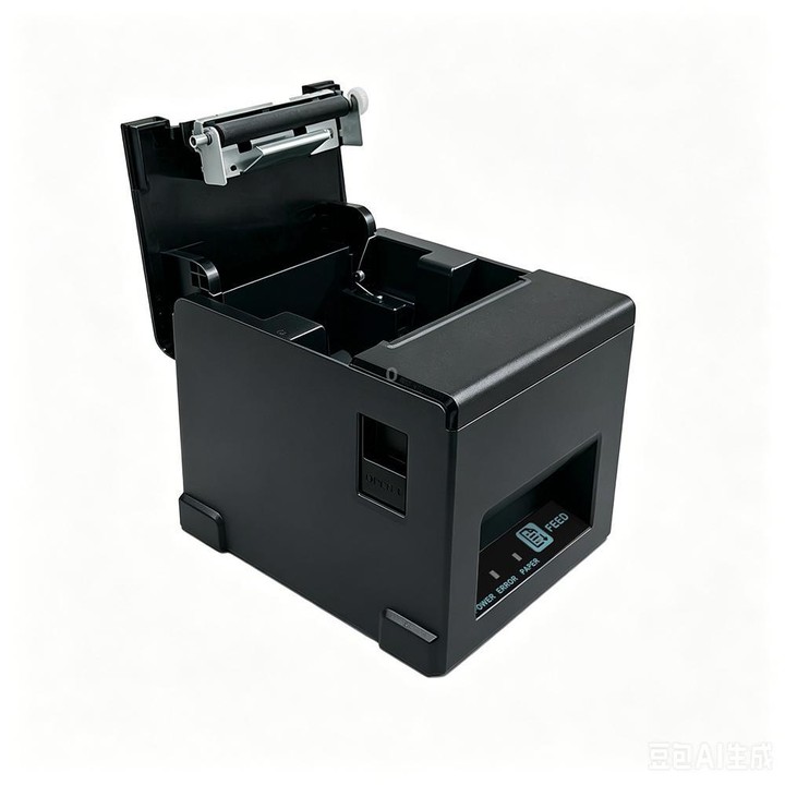 POS-8390 80mm Thermal Receipt Printer, Plug:US Plug(Black)