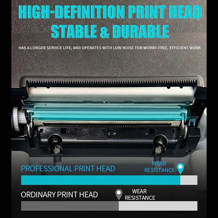 POS-8390 80mm Thermal Receipt Printer, Plug:AU Plug(Black)