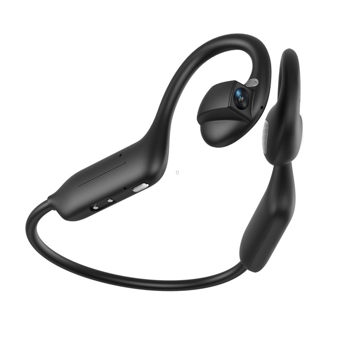 E12 Smart AI Headphones with 8MP HD Camera, Video Recording, Al Smart Voice Assistant(Black)