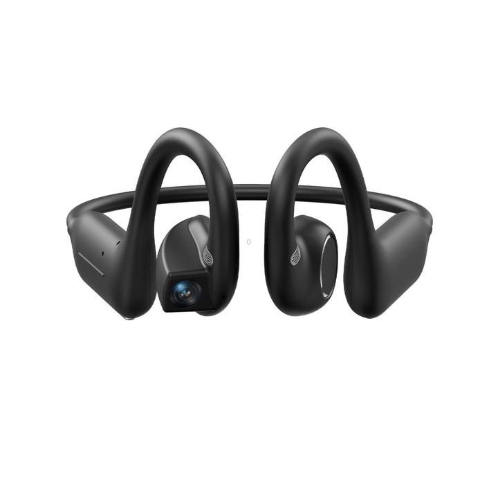 E12 Smart AI Headphones with 8MP HD Camera, Video Recording, Al Smart Voice Assistant(Black)