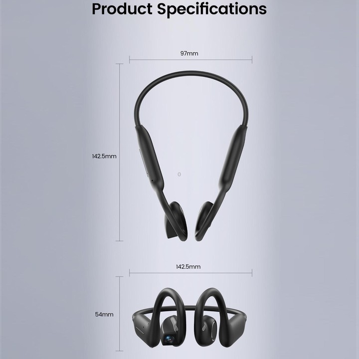E12 Smart AI Headphones with 8MP HD Camera, Video Recording, Al Smart Voice Assistant(Orange)