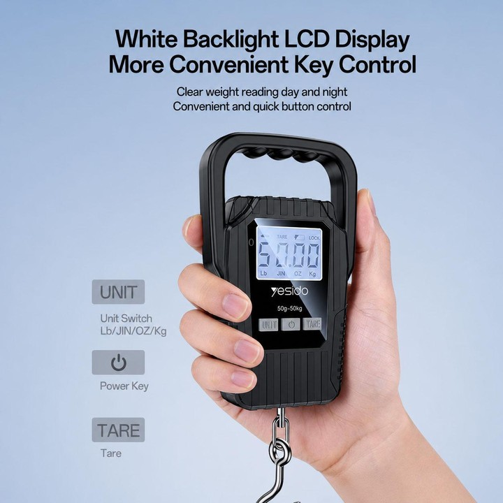 Yesido MG44 Electronic Portable Scale(Black)