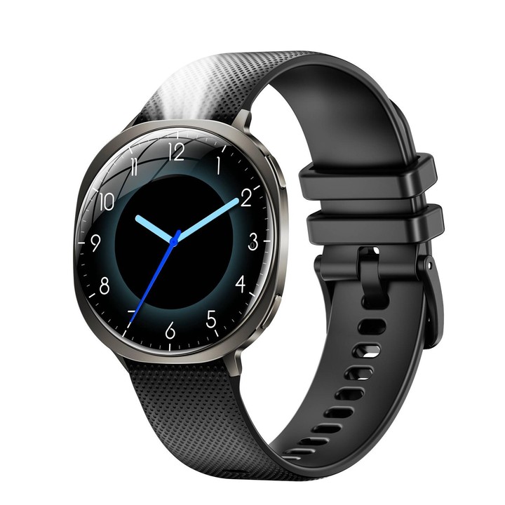 M301 Smart Watch, 1.32 inch AMOLED Screen, Heart Rate, Blood Oxygen, Blood Pressure, Women Health, Voice Assistant(Black)