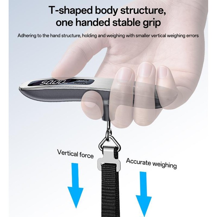 Yesido MG41 Handheld Electronic Luggage Scale(Silver)
