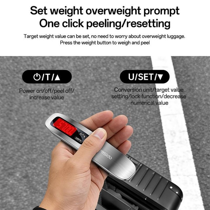 Yesido MG41 Handheld Electronic Luggage Scale(Silver)