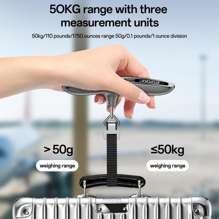 Yesido MG41 Handheld Electronic Luggage Scale(Silver)