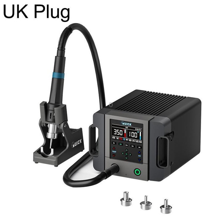 QUICK 861 Pro Max 1300W Intelligent Hot Air Rework Station, Plug:UK Plug