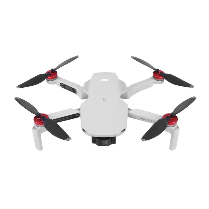 Sunnylife Dust-proof Waterproof Aluminum Alloy Motor Cover for DJI Mini 3 Pro/Mavic Mini/Mini SE(Red)