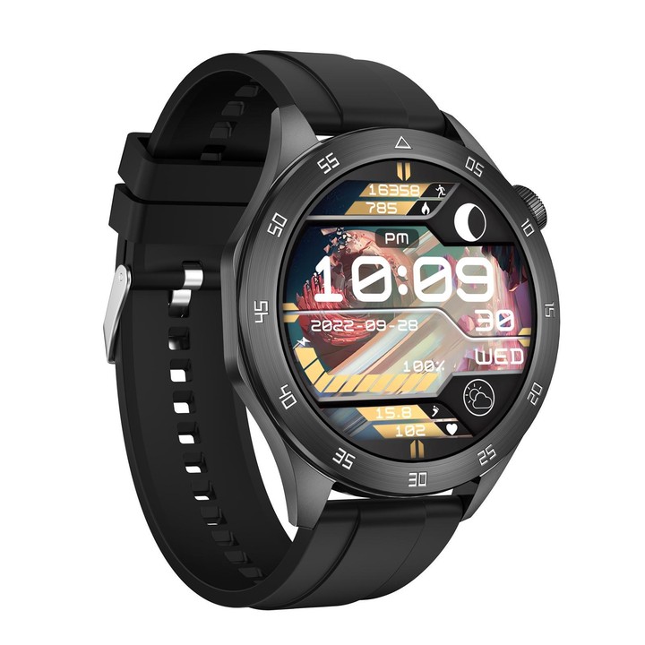 QS39 Smart Watch, 1.45 inch Screen, BT Call, Heart Rate, Blood Oxygen, Blood Pressure(Black)