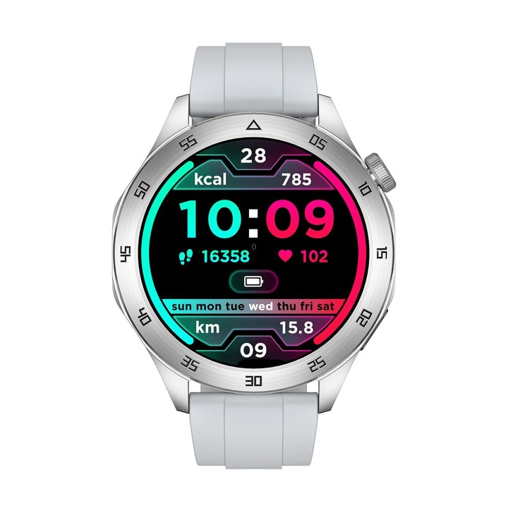 QS39 Smart Watch, 1.45 inch Screen, BT Call, Heart Rate, Blood Oxygen, Blood Pressure(Silver)