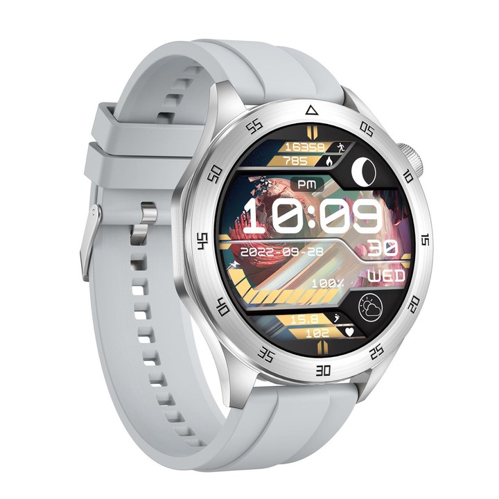 QS39 Smart Watch, 1.45 inch Screen, BT Call, Heart Rate, Blood Oxygen, Blood Pressure(Silver)