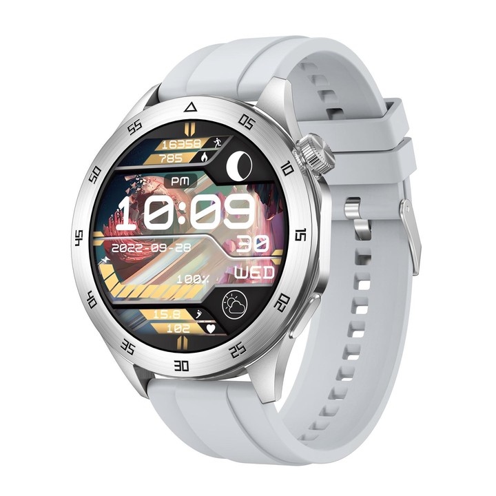 QS39 Smart Watch, 1.45 inch Screen, BT Call, Heart Rate, Blood Oxygen, Blood Pressure(Silver)