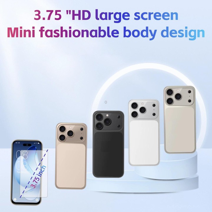 17 Pro Max, 1GB+16GB, 3.75 inch Android 8.1 MediaTek MT6580 Quad Core, Network: 3G, Dual SIM(Gold)