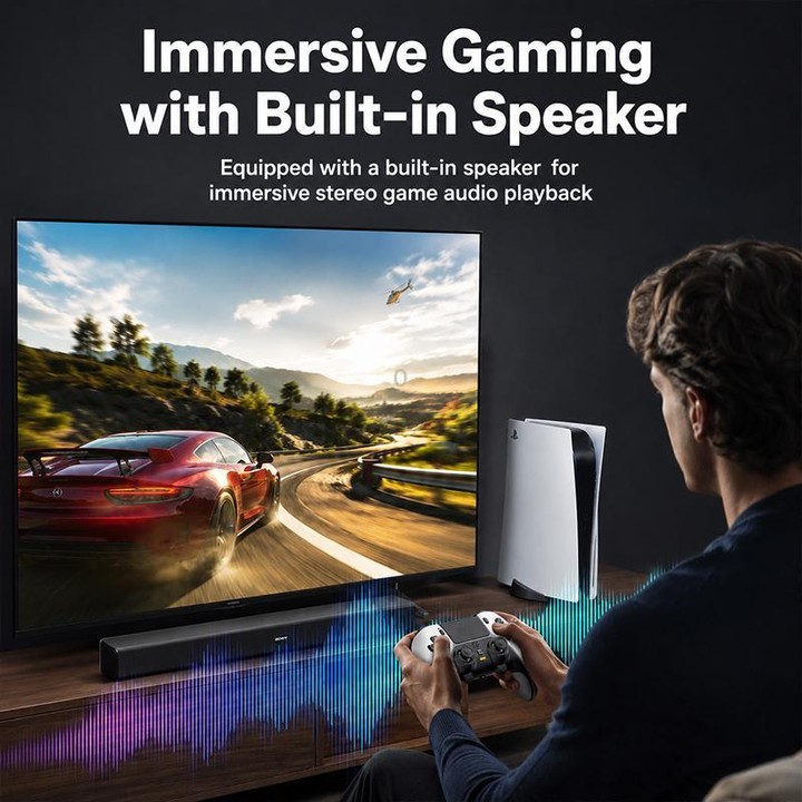 For PS5 / PS4 / PC Yesido KB48 P5 Wireless Game Controller(White)