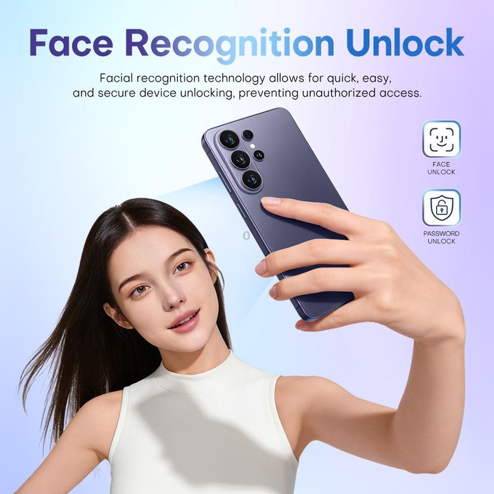 S26 Ultra / F112A, 4GB+64GB, 6.9 inch Android 11 MTK6762 Octa Core, Network: 4G, Dual SIM, Plug:EU Plug(Titanium White)