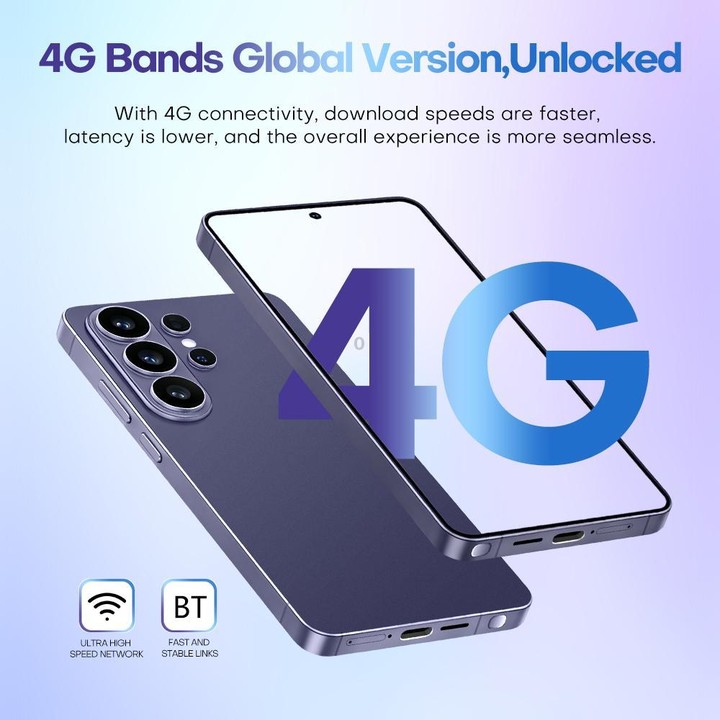 S26 Ultra / F112A, 4GB+64GB, 6.9 inch Android 11 MTK6762 Octa Core, Network: 4G, Dual SIM, Plug:EU Plug(Titanium Blue)