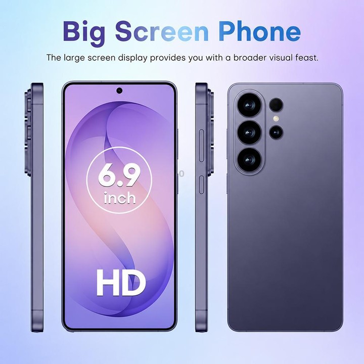 S26 Ultra / F112A, 4GB+64GB, 6.9 inch Android 11 MTK6762 Octa Core, Network: 4G, Dual SIM, Plug:EU Plug(Titanium Purple)