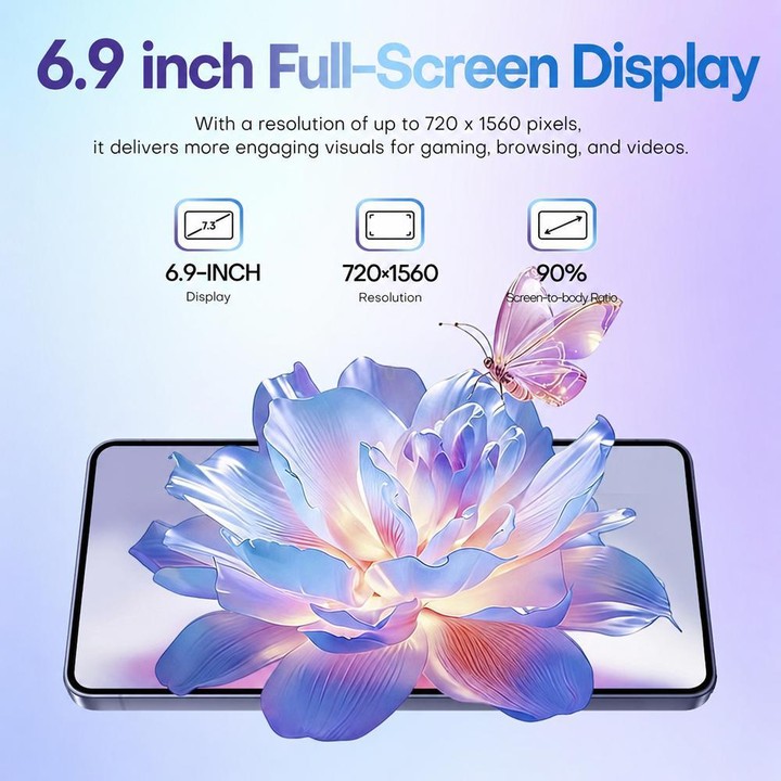 S26 Ultra / F112A, 4GB+64GB, 6.9 inch Android 11 MTK6762 Octa Core, Network: 4G, Dual SIM, Plug:UK Plug(Titanium Black)