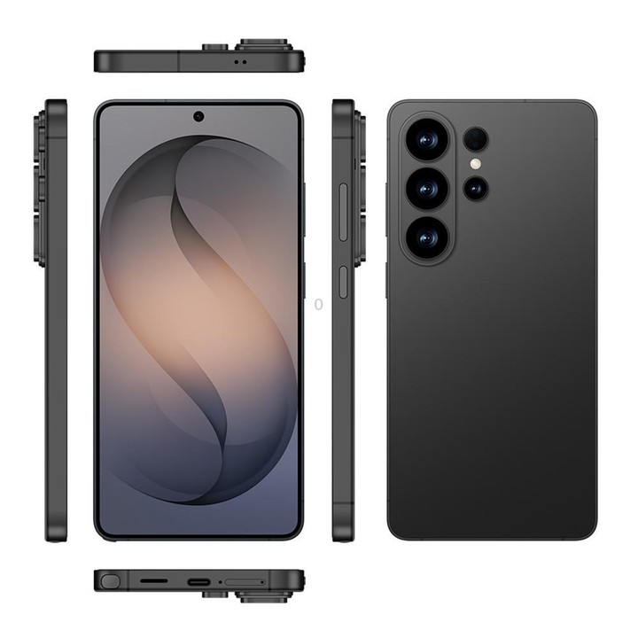 S26 Ultra / F112A, 4GB+64GB, 6.9 inch Android 11 MTK6762 Octa Core, Network: 4G, Dual SIM, Plug:UK Plug(Titanium Black)