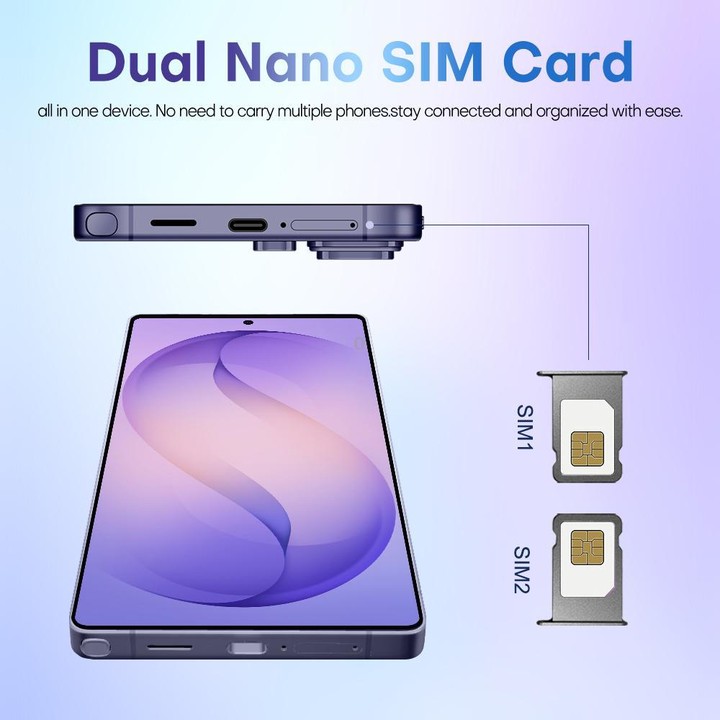 S26 Ultra / F112A, 4GB+64GB, 6.9 inch Android 11 MTK6762 Octa Core, Network: 4G, Dual SIM, Plug:AU Plug(Titanium Black)