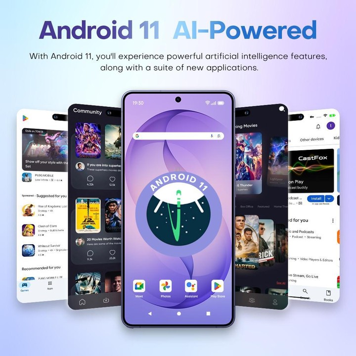 S26 Ultra / F112A, 4GB+64GB, 6.9 inch Android 11 MTK6762 Octa Core, Network: 4G, Dual SIM, Plug:AU Plug(Titanium Purple)