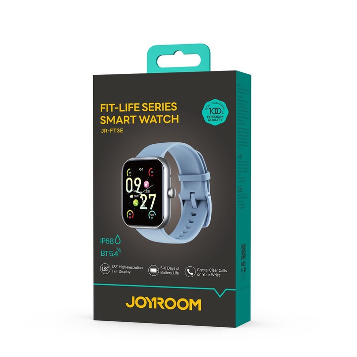 JOYROOM Fit-life Series JR-FT3E 1.83 inch Bluetooth Call Smart Watch(Island Blue)