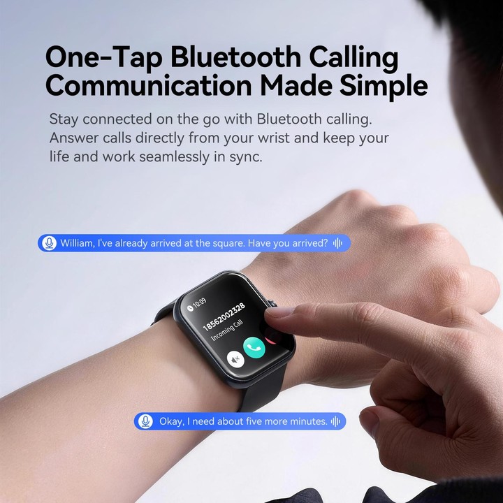 JOYROOM Fit-life Series JR-FT3E 1.83 inch Bluetooth Call Smart Watch(Island Blue)