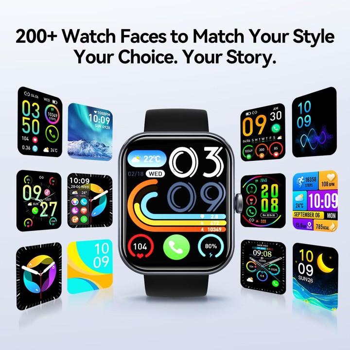 JOYROOM Fit-life Series JR-FT3E 1.83 inch Bluetooth Call Smart Watch(Anchor Blue)