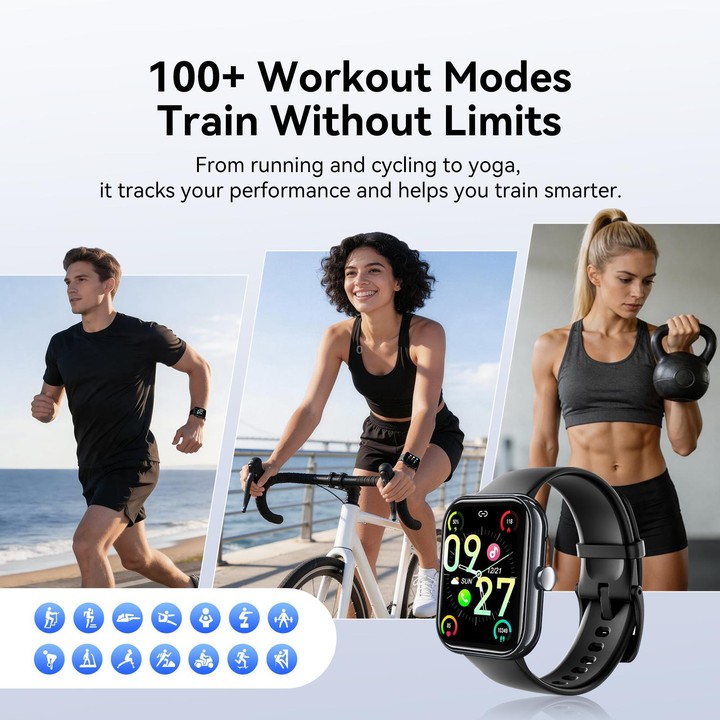 JOYROOM Fit-life Series JR-FT3E 1.83 inch Bluetooth Call Smart Watch(Anchor Blue)