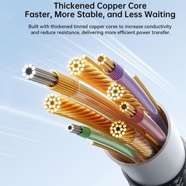 JOYROOM S-A9U Long-Lasting Series Type-C to Type-C 60W Fast Charging Data Cable, Length: 1m(Black)
