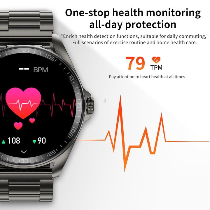 F36 1.46 inch HD Screen 2 in 1 Wireless Earphone Smart Watch, Support Dual-Device Connection(Silver+Silver Steel)