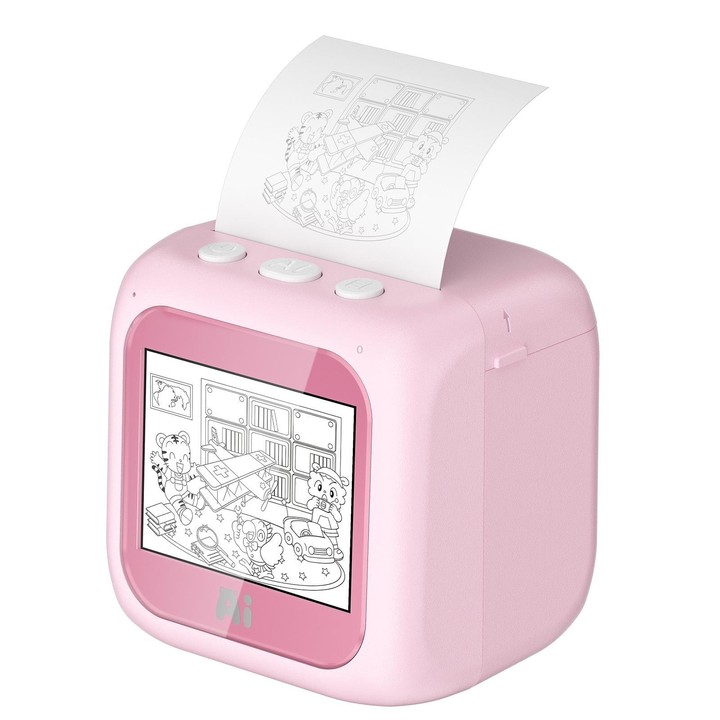B6 AI Intelligent Kids Printer with 2.8-inch Screen(Pink)